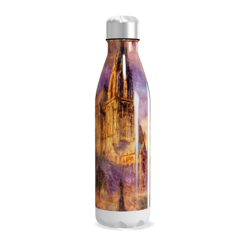 Garrafa Inox - Estampa Cidade Colorida