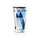 Copo Térmico - Estampa Geométrica Azul