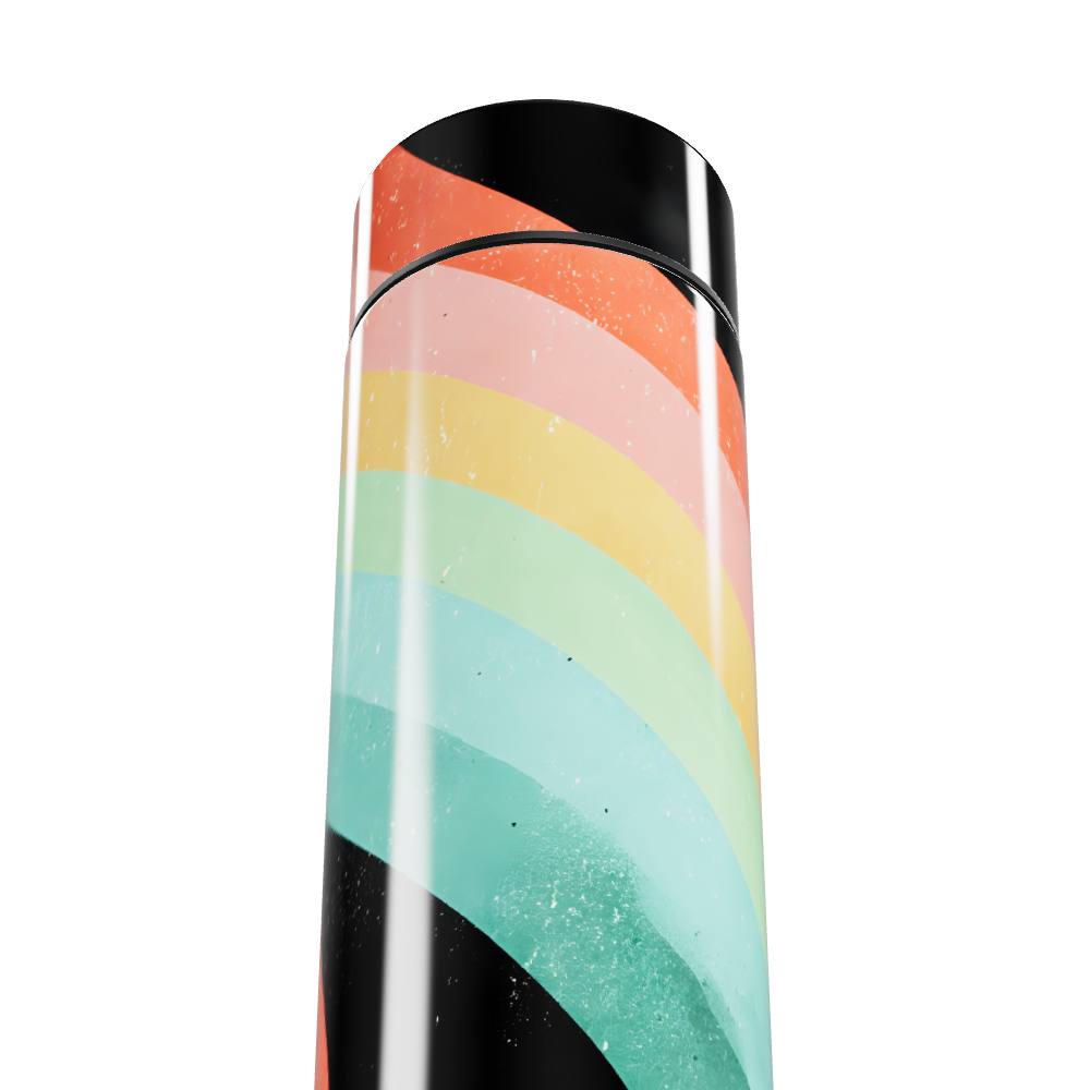 Garrafa Térmica Touch - Listras Coloridas
