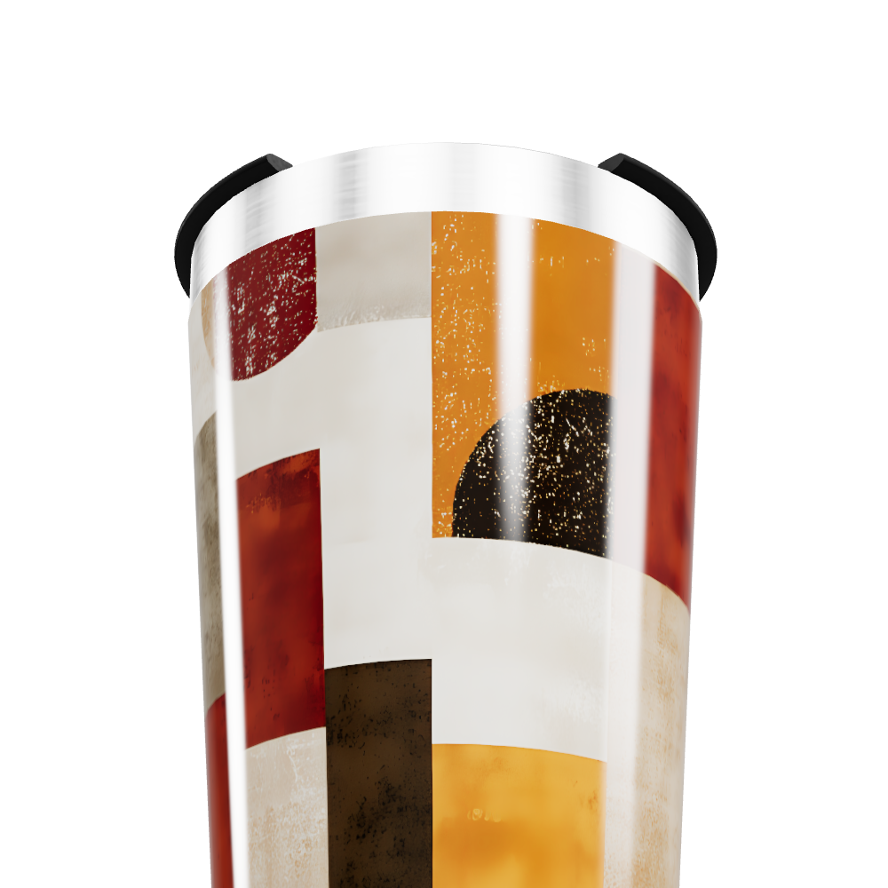 Copo Térmico - Estampa Geométrica Colorida