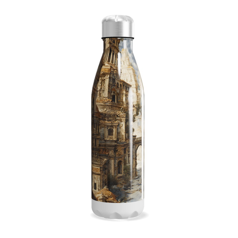 Garrafa Inox - Estampa Arquitetura Clássica