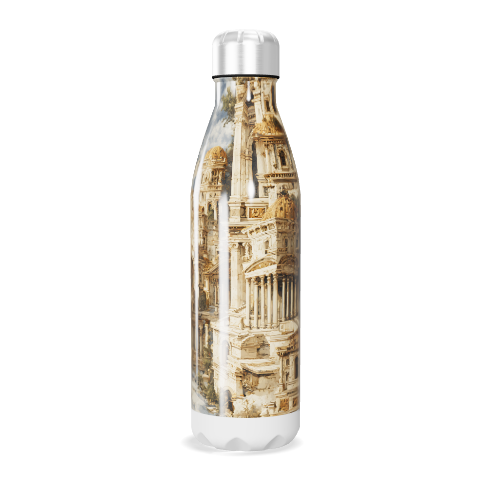 Garrafa Inox - Estampa Arquitetura Clássica