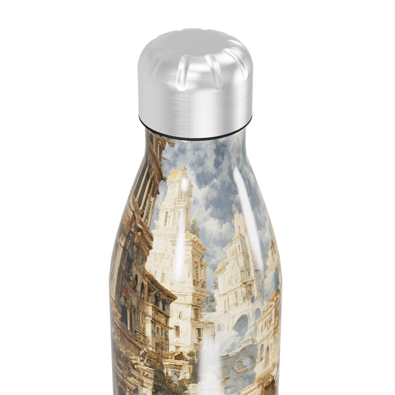 Garrafa Inox - Estampa Arquitetura Clássica