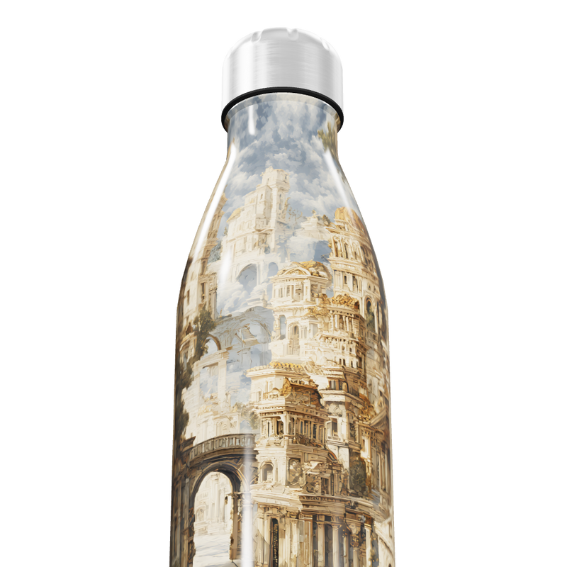 Garrafa Inox - Estampa Arquitetura Clássica