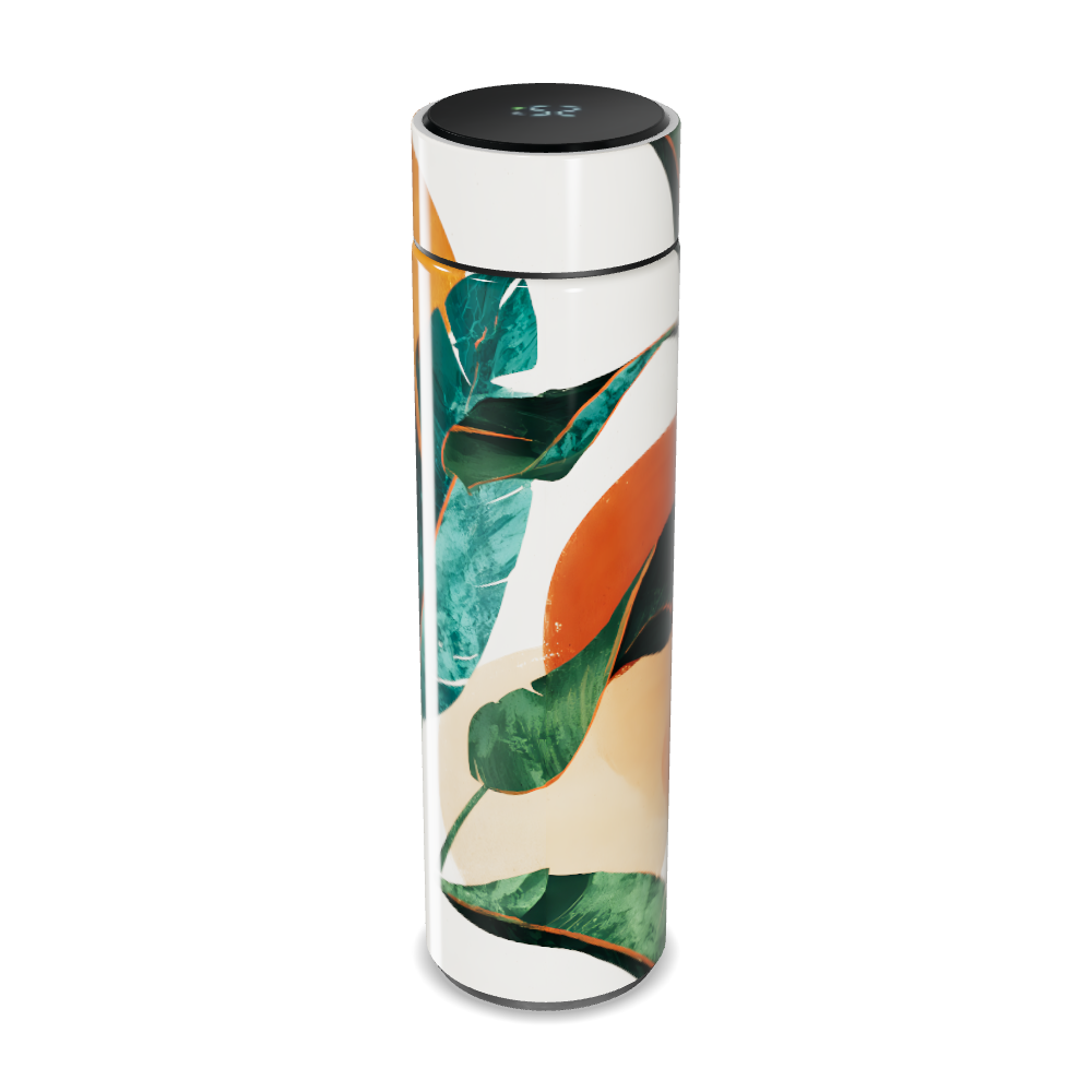 Garrafa Térmica Touch - Folhagem Tropical