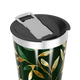 Copo Térmico - Folhas Verde e Dourado