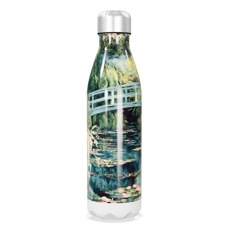 Garrafa Inox - Estampa Jardim Monet