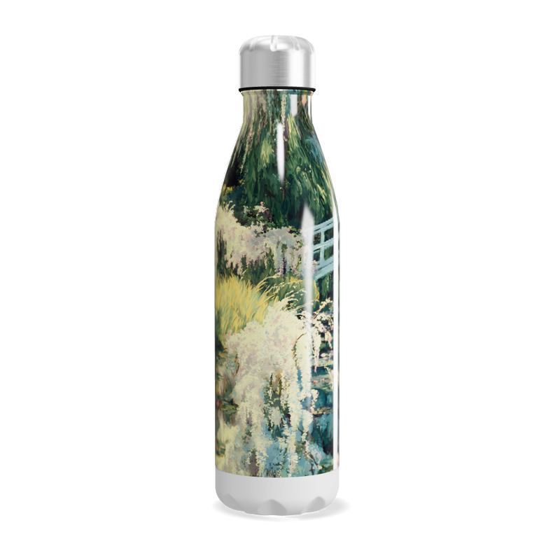 Garrafa Inox - Estampa Jardim Monet