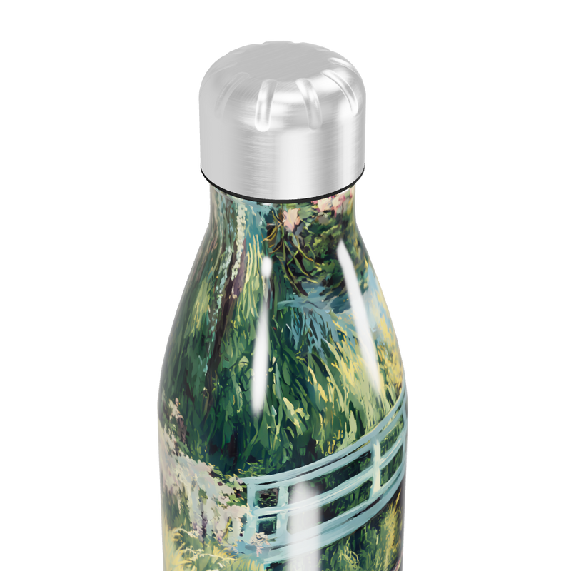 Garrafa Inox - Estampa Jardim Monet