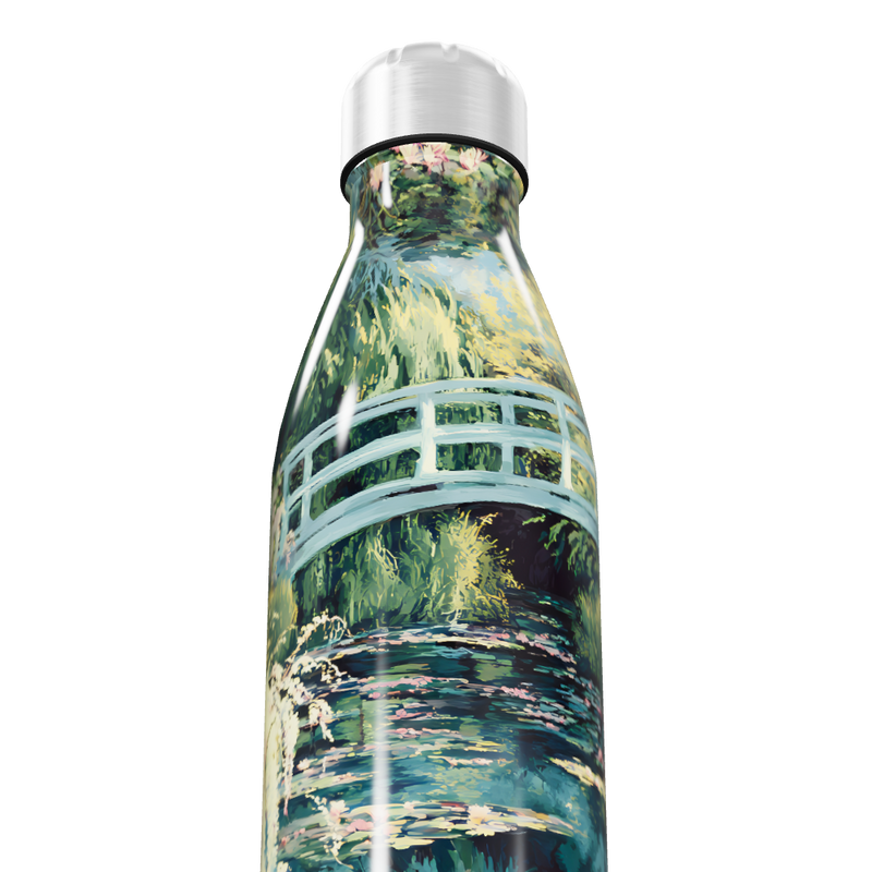 Garrafa Inox - Estampa Jardim Monet
