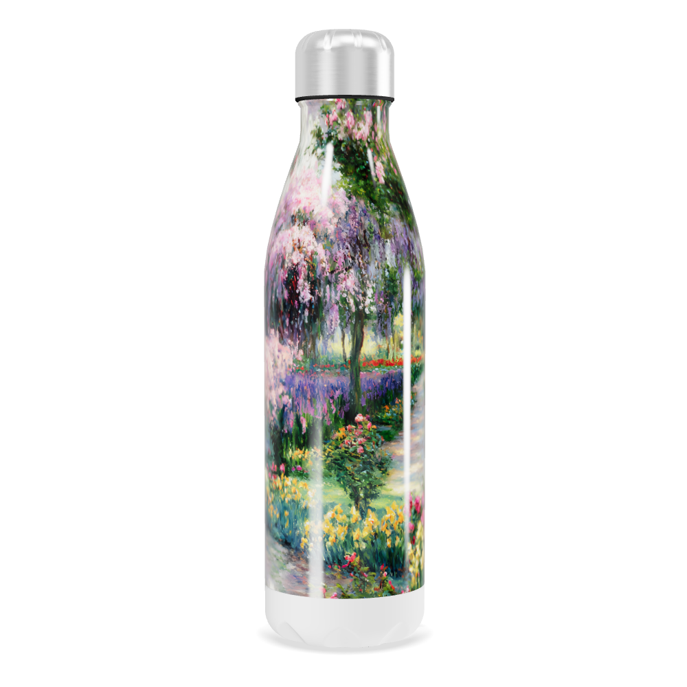 Garrafa Inox - Estampa Jardim Florido