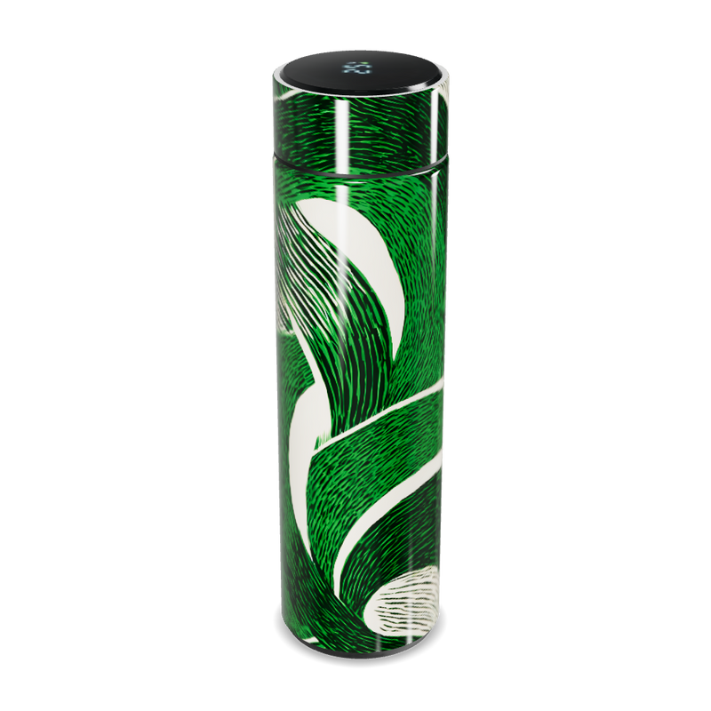 Garrafa Térmica Touch - Verde com Estampa