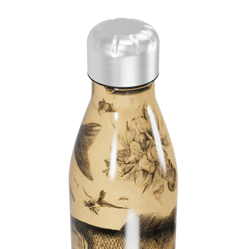 Garrafa Inox - Estampa Vintage Peixes