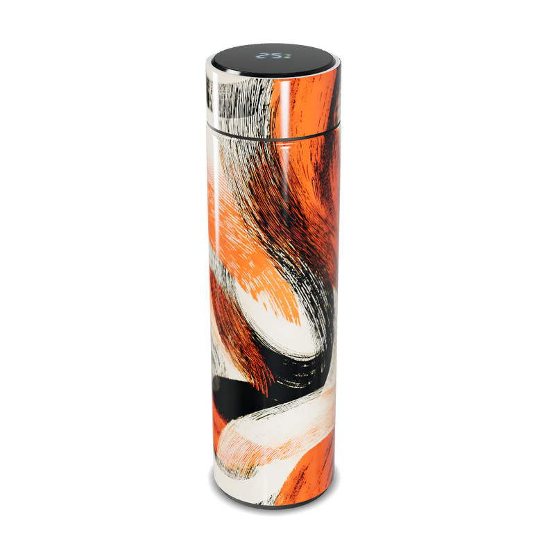 Garrafa Térmica Touch - Estampa Abstrata Colorida