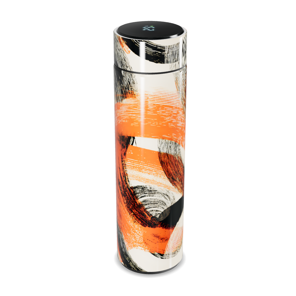 Garrafa Térmica Touch - Estampa Abstrata Colorida