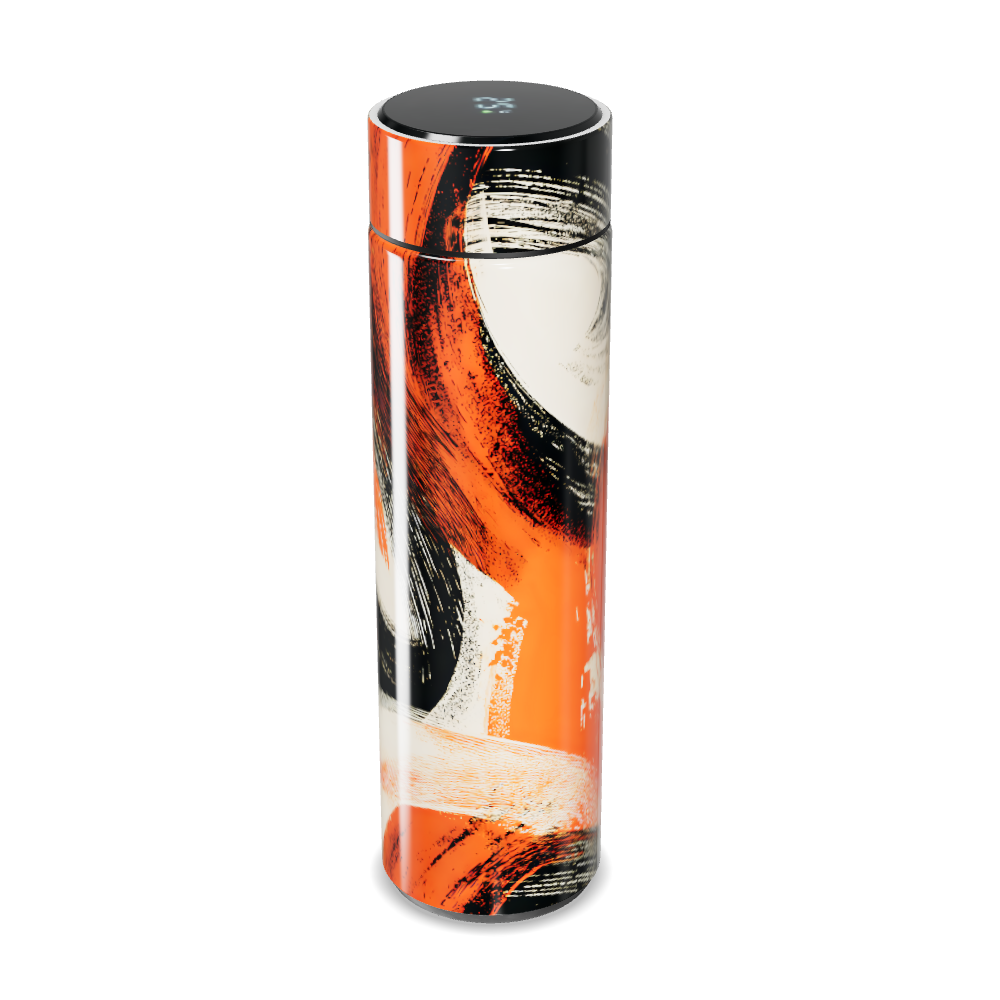 Garrafa Térmica Touch - Estampa Abstrata Colorida