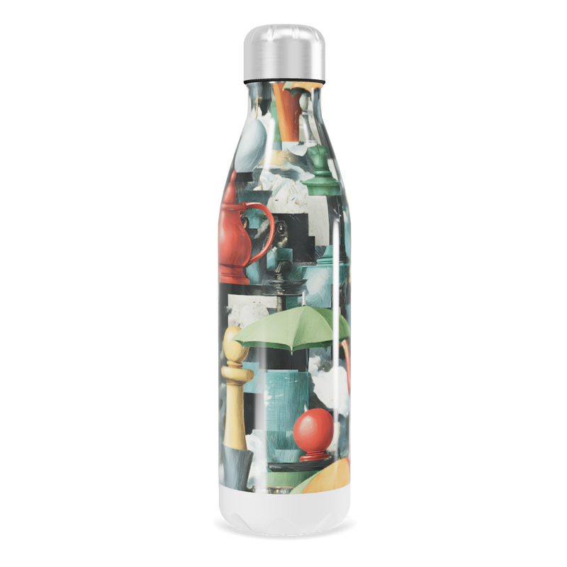 Garrafa Inox Estampada Guarda-chuvas 750ml