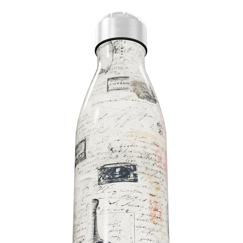 Garrafa Inox - Estampa Vintage Manuscrita