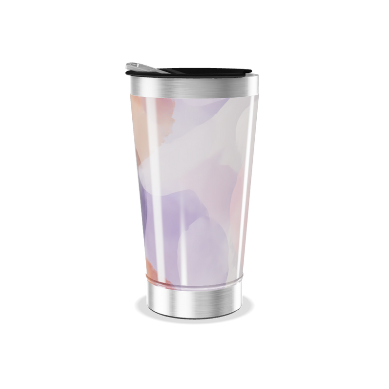 Copo Térmico - Transparente com Base Prata