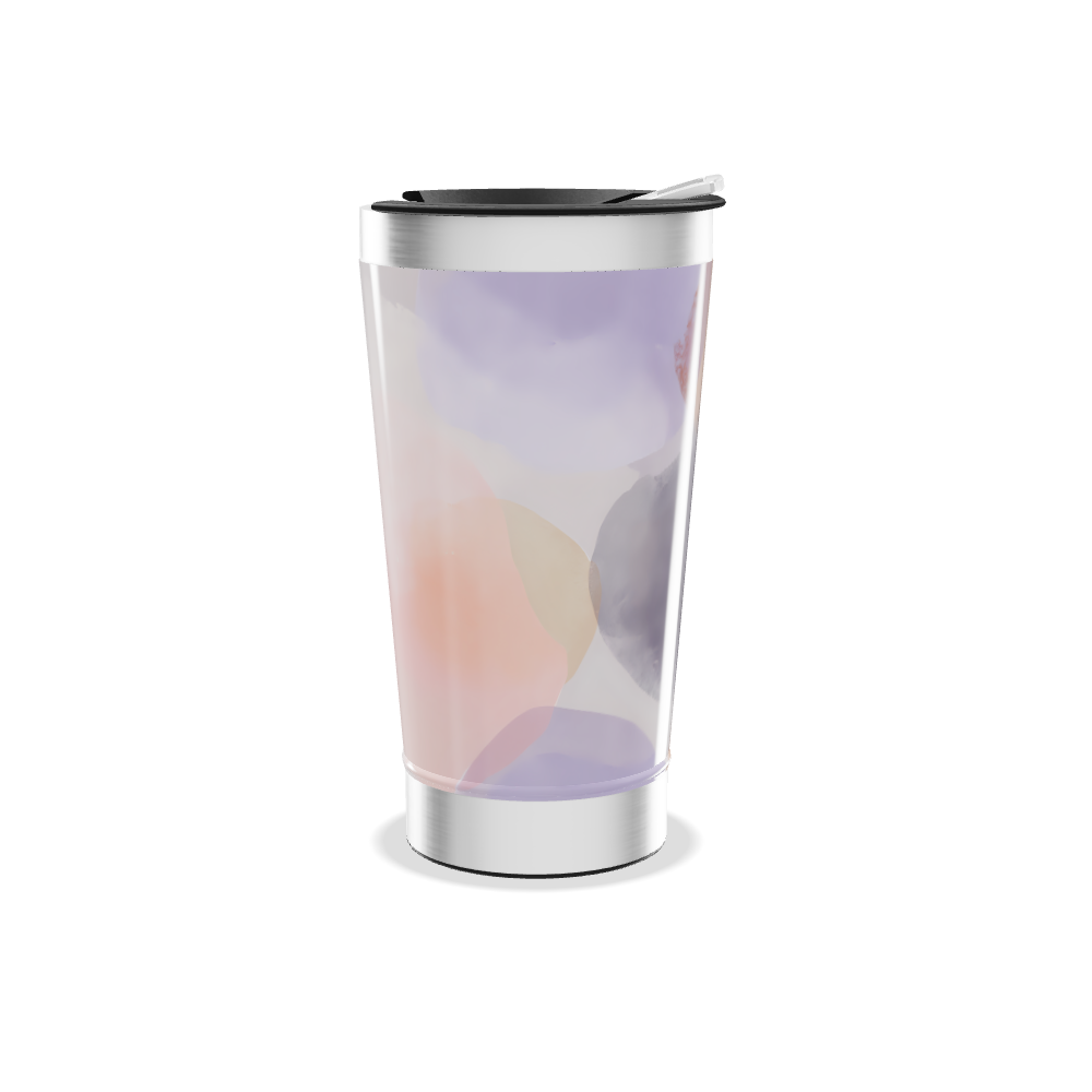 Copo Térmico - Transparente com Base Prata