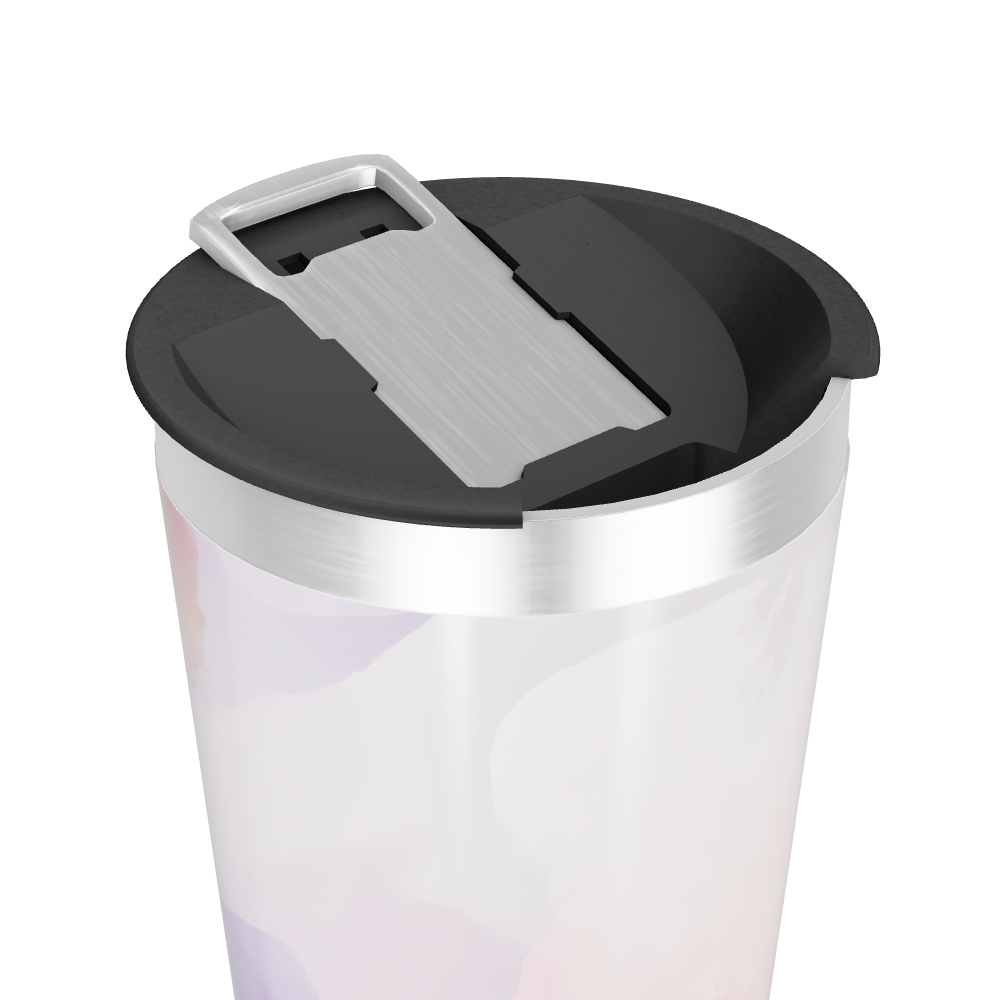 Copo Térmico - Transparente com Base Prata