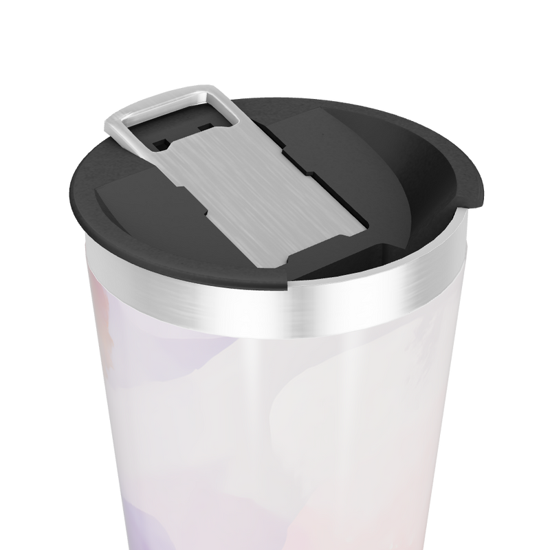 Copo Térmico - Transparente com Base Prata