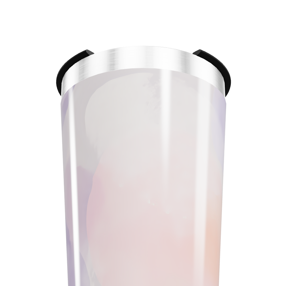 Copo Térmico - Transparente com Base Prata