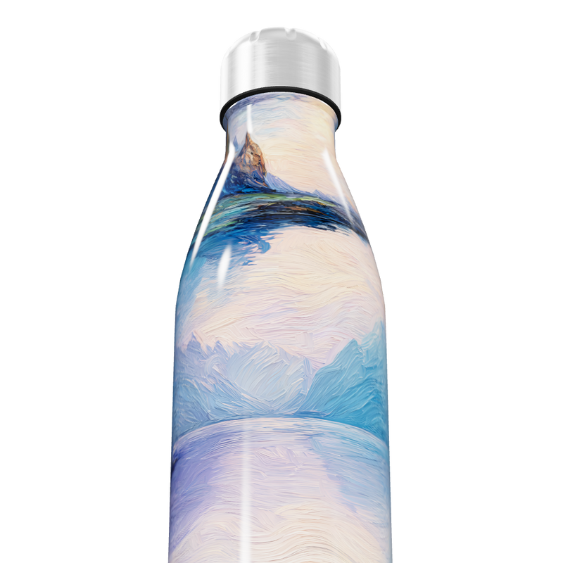 Garrafa Inox - Estampa Montanhas Azul