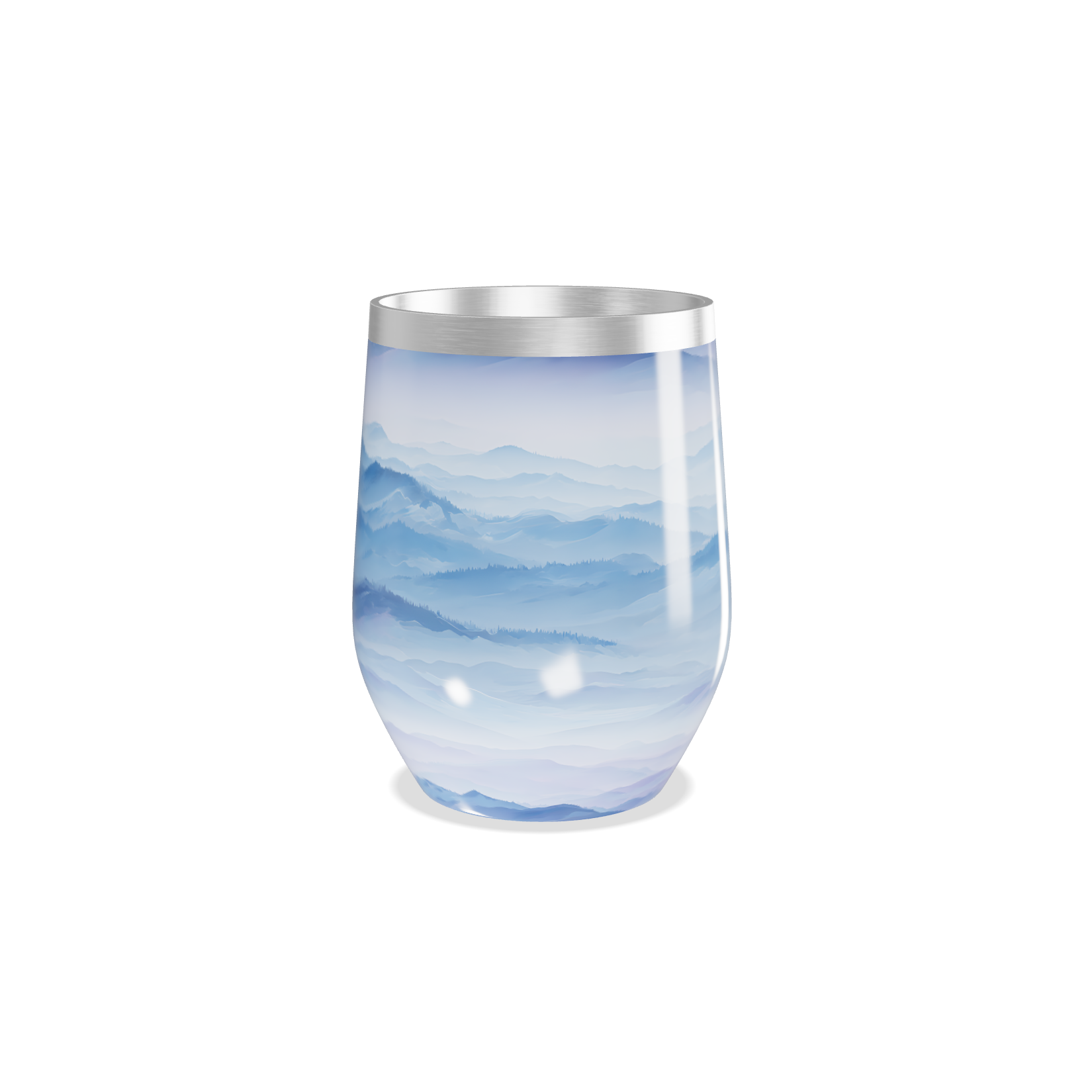 Copo Térmico Slim - Azul Montanhas