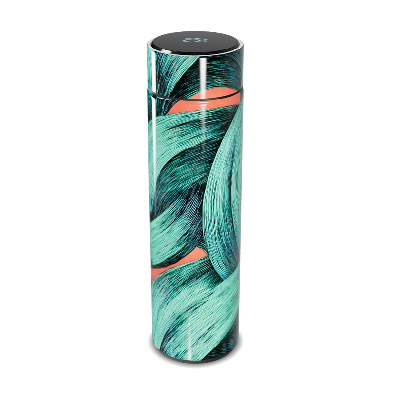 Garrafa Térmica Touch - Verde Estampada Digital