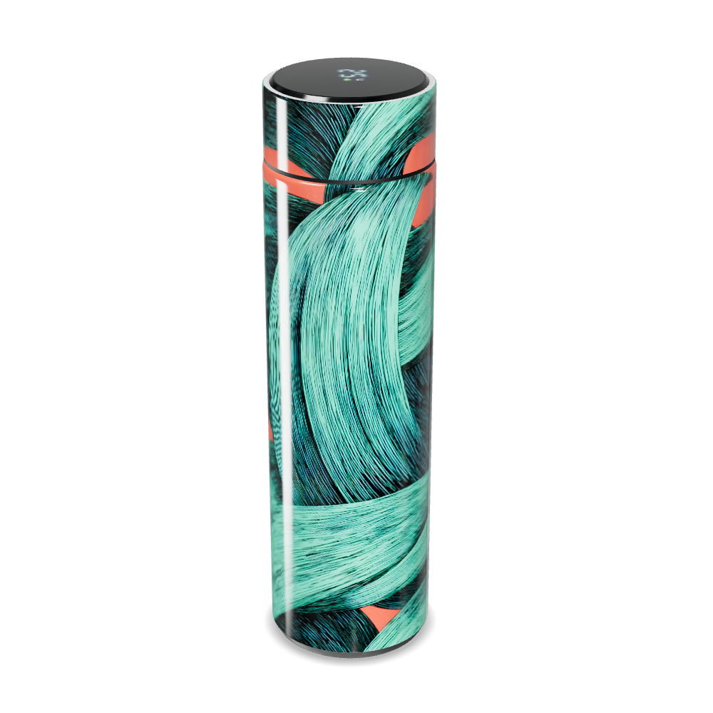 Garrafa Térmica Touch - Verde Estampada Digital