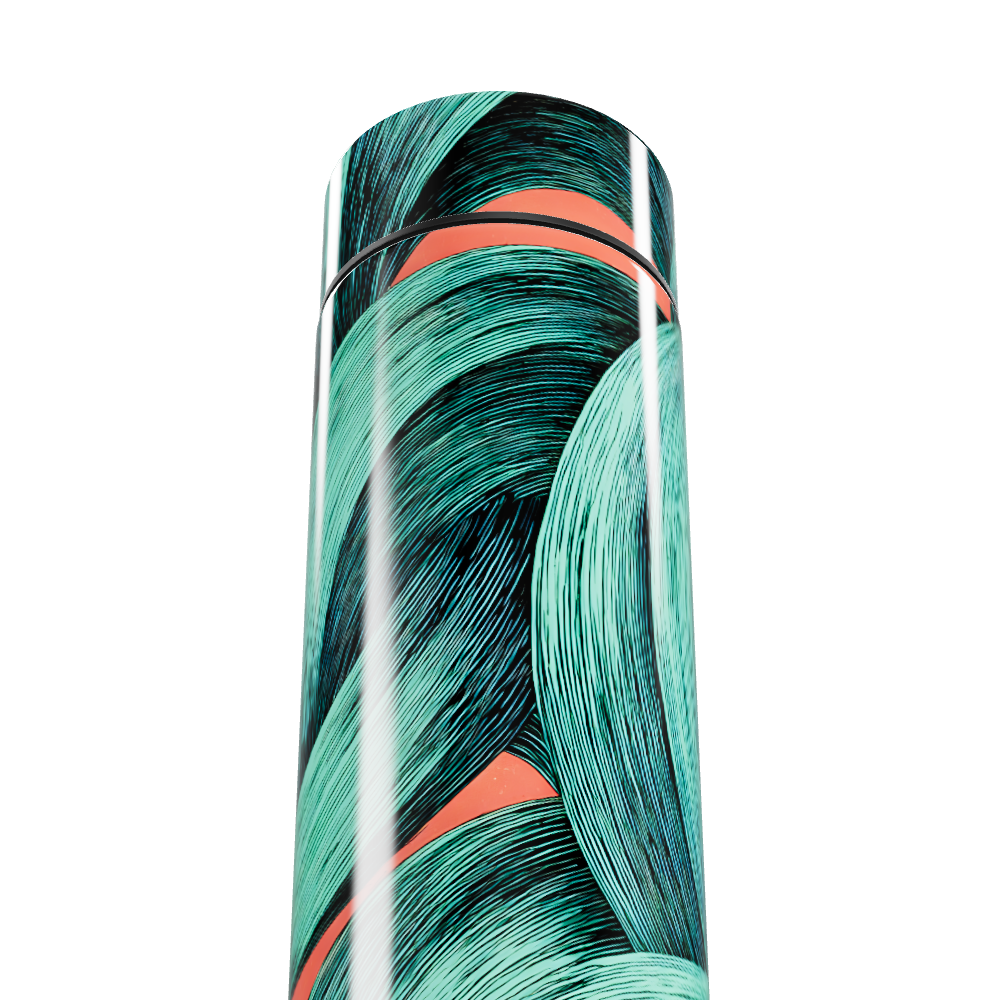 Garrafa Térmica Touch - Verde Estampada Digital