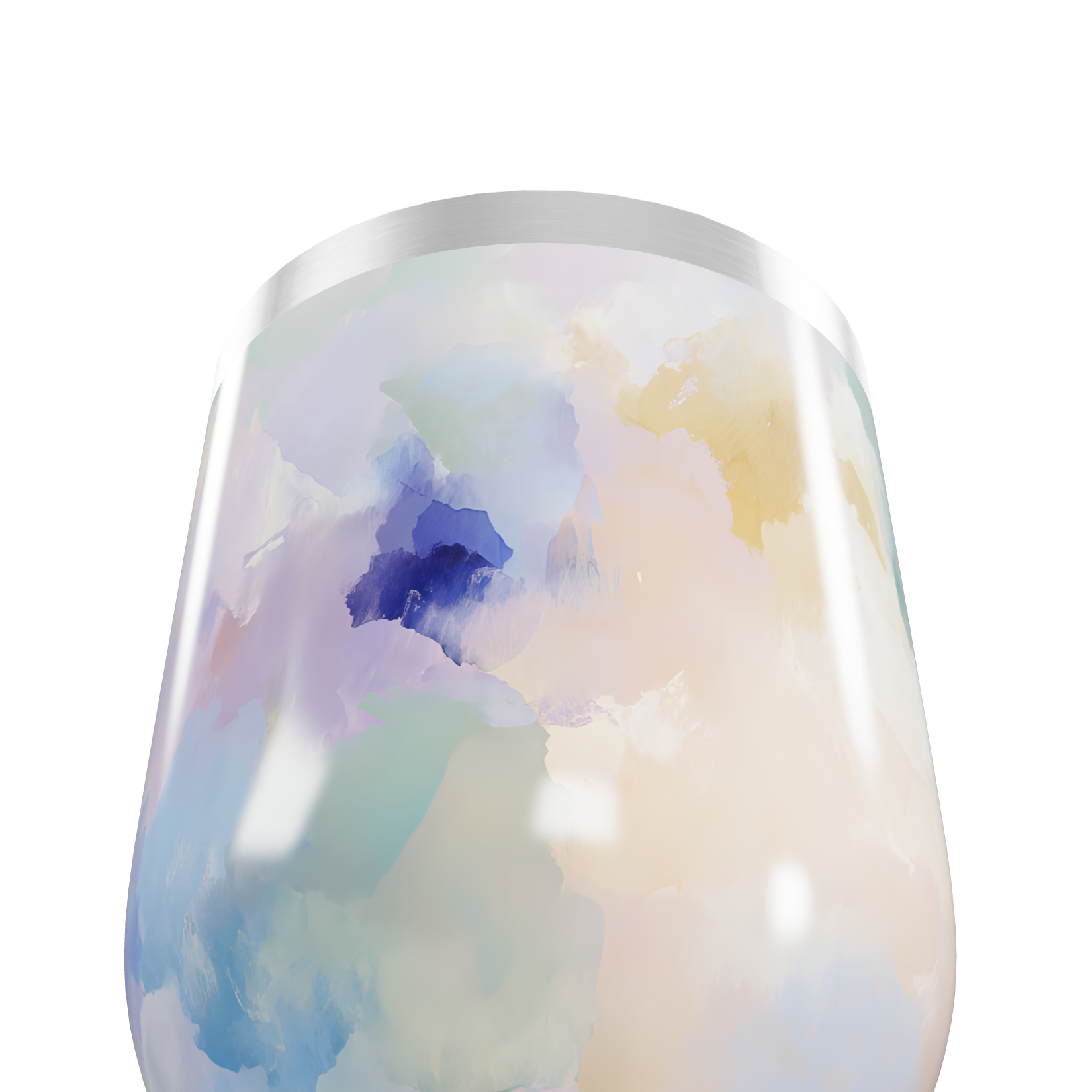 Copo Térmico Slim - Estampa Aquarela