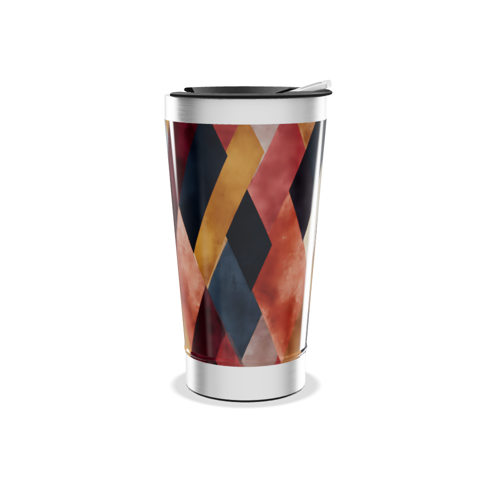 Copo Térmico - Estampa Geométrica Colorida