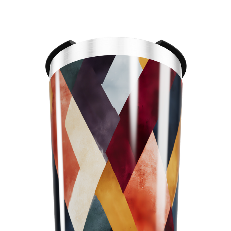 Copo Térmico - Estampa Geométrica Colorida