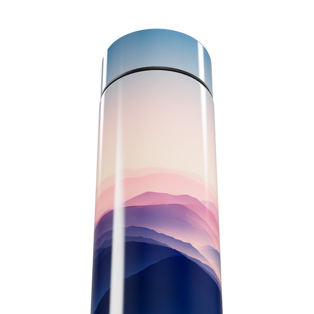 Garrafa Térmica Touch - Paisagem Colorida Inox