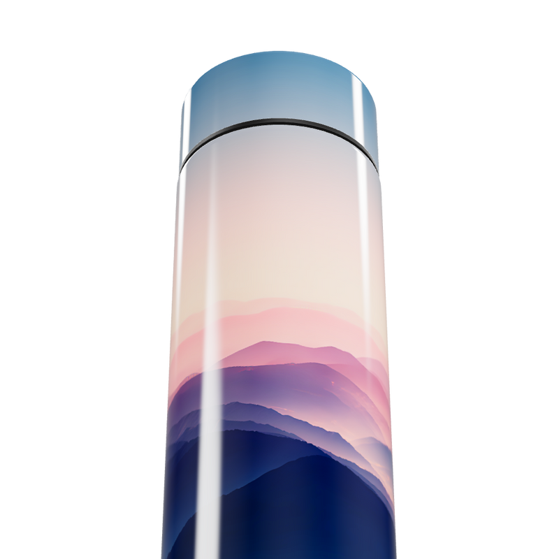 Garrafa Térmica Touch - Paisagem Colorida Inox