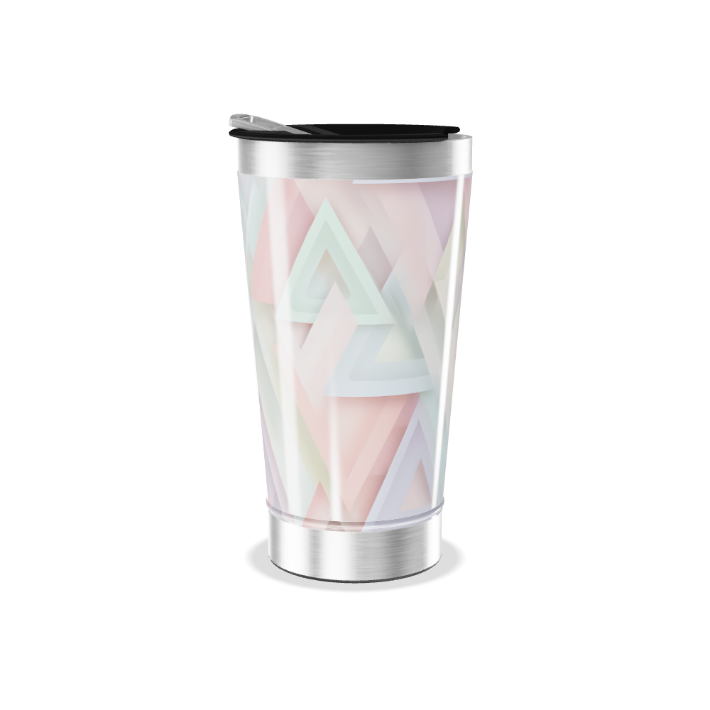 Copo Térmico - Geométrico Pastel Inox