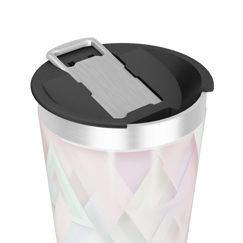 Copo Térmico - Geométrico Pastel Inox