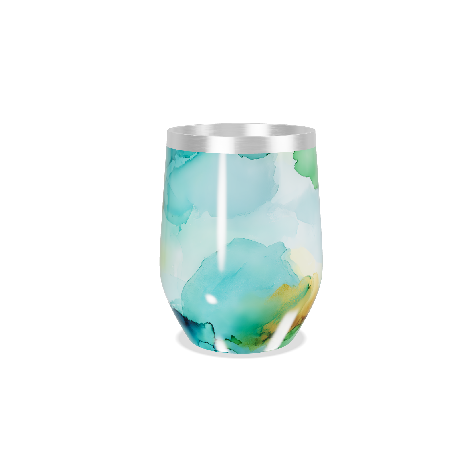 Copo Térmico Slim - Estampa Aquarela