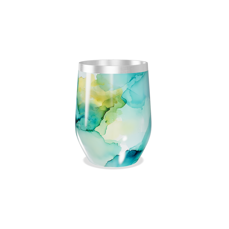 Copo Térmico Slim - Estampa Aquarela