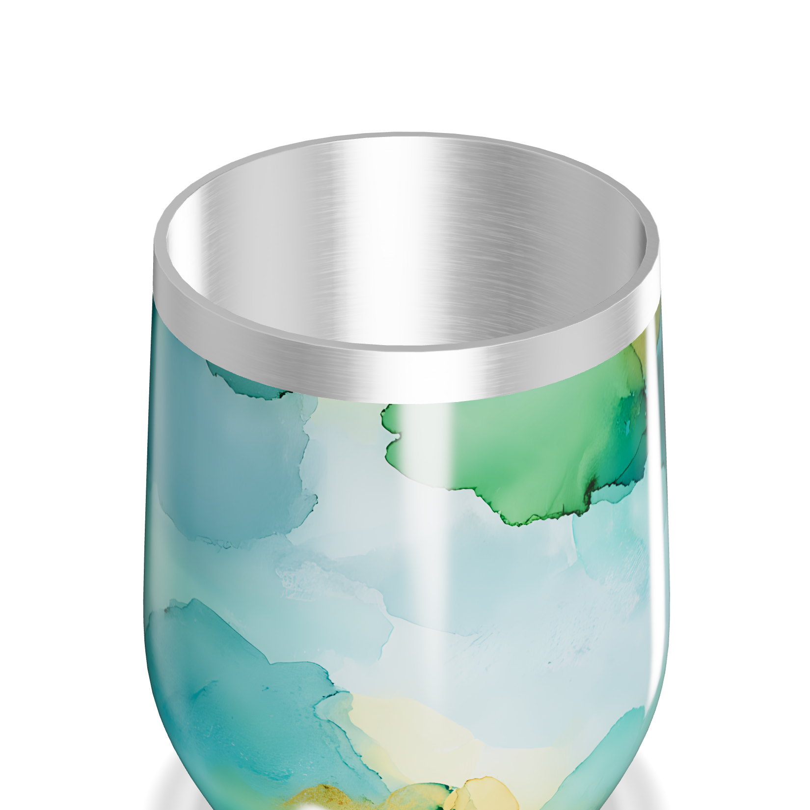 Copo Térmico Slim - Estampa Aquarela