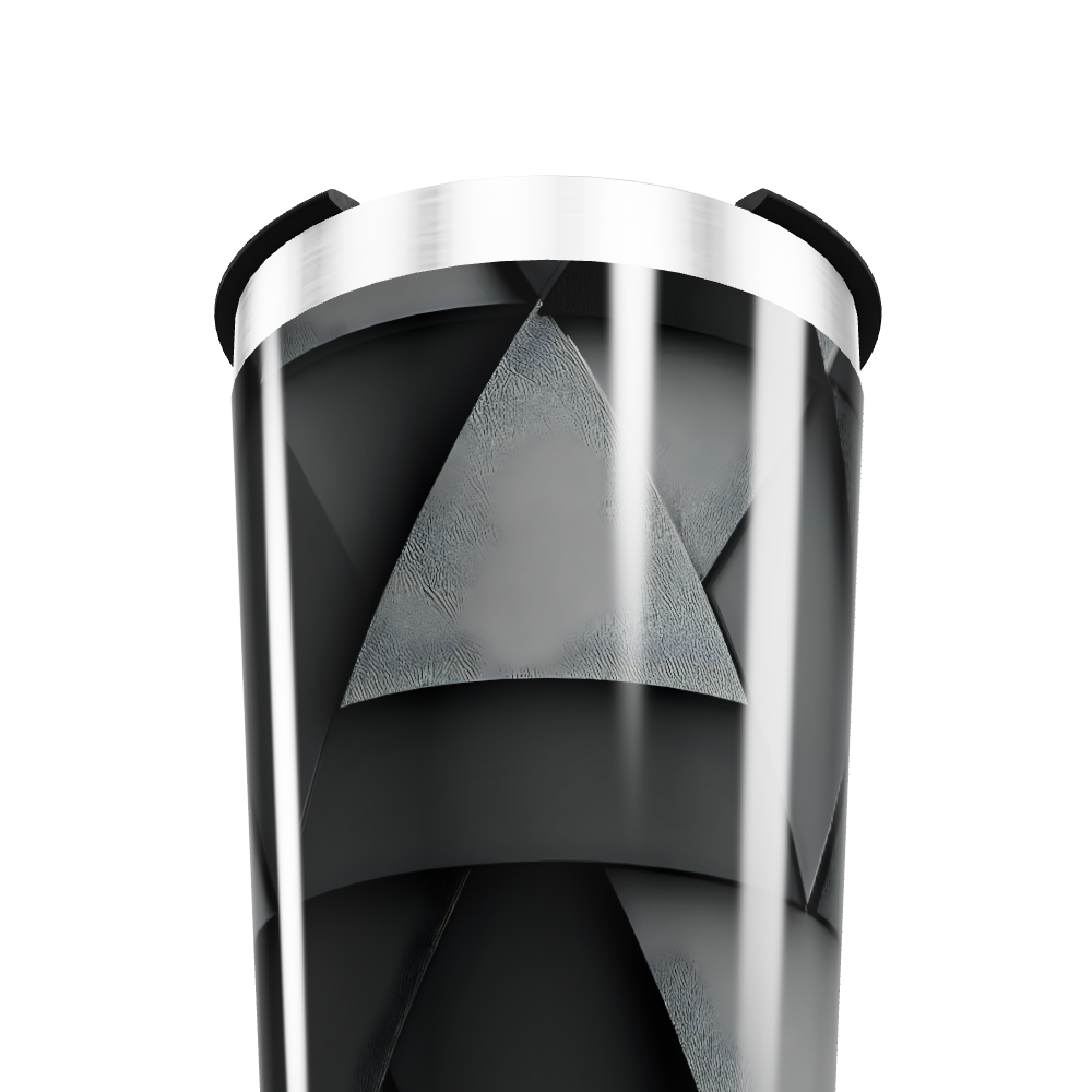 Copo Térmico - Preto Inox Geométrico