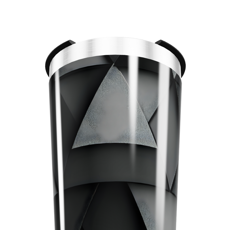 Copo Térmico - Preto Inox Geométrico