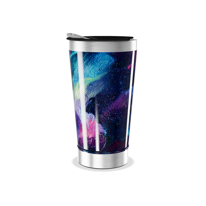 Copo Térmico - Estampa Galáxia Aço Inox