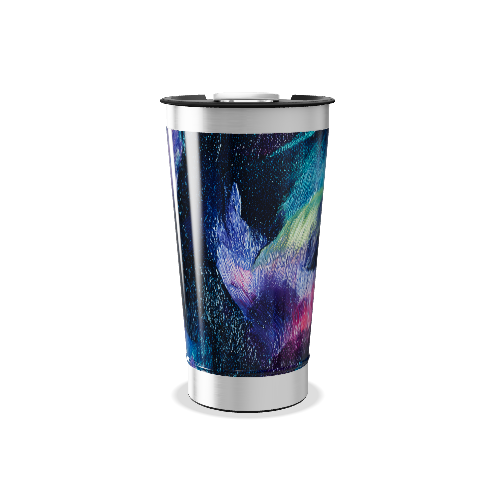 Copo Térmico - Estampa Galáxia Aço Inox