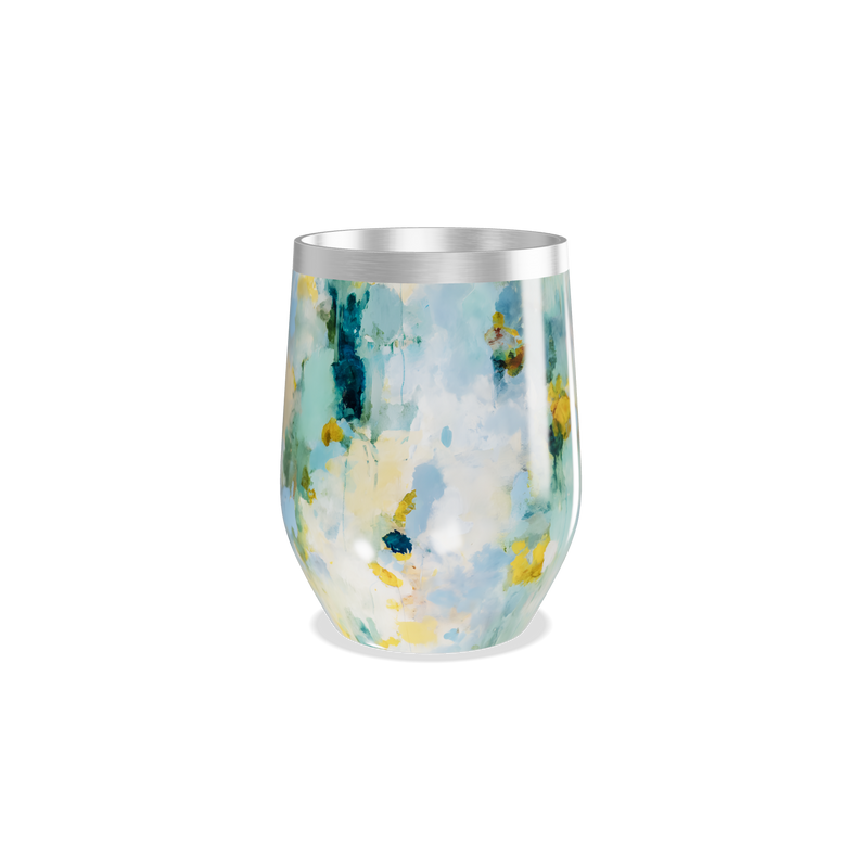 Copo Térmico Slim - Aço Inox Estampa Abstrata