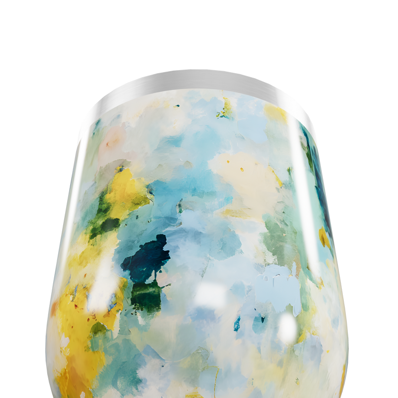 Copo Térmico Slim - Aço Inox Estampa Abstrata