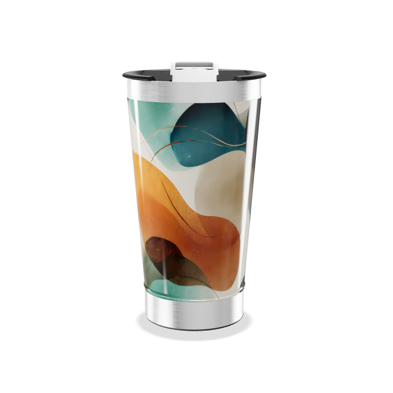 Copo Térmico - Abstrato Colorido