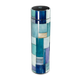 Garrafa Térmica Touch - Estampa Azul Patchwork